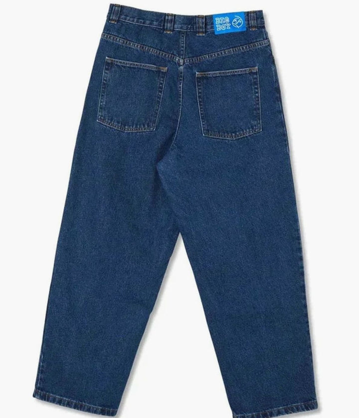 Men's Baggy Wide-Leg Relaxed-Fit Denim Jeans