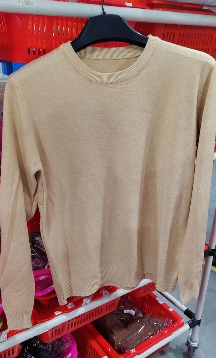 Men's Classic Crew-Neck Knitted Sweater