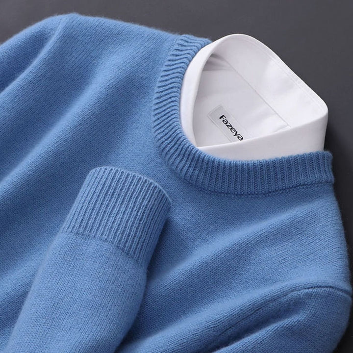 Men's Classic Crew-Neck Knitted Sweater