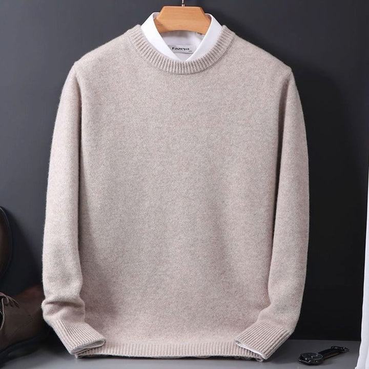 Men's Classic Crew-Neck Knitted Sweater