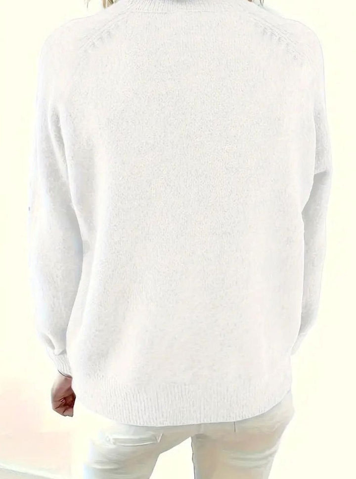 Men's Half-Button Collar Knitted Jumper