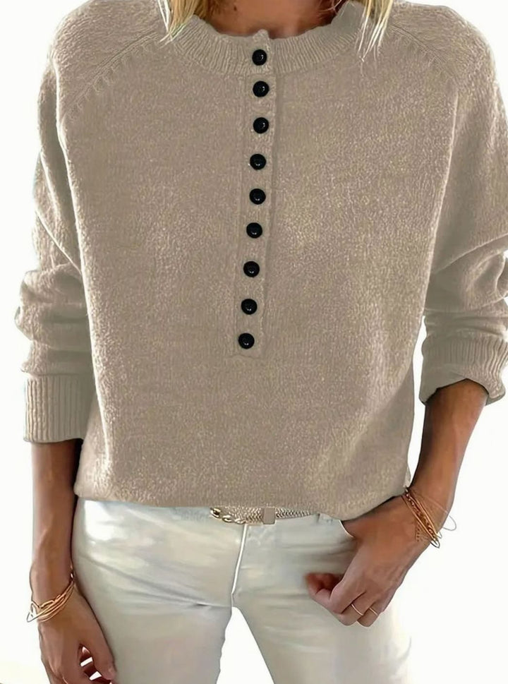 Men's Half-Button Collar Knitted Jumper, Teal