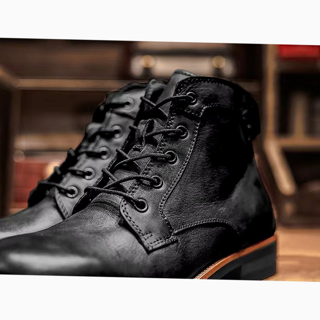 Men's Lace-Up Ankle Boots Casual Urban Everyday