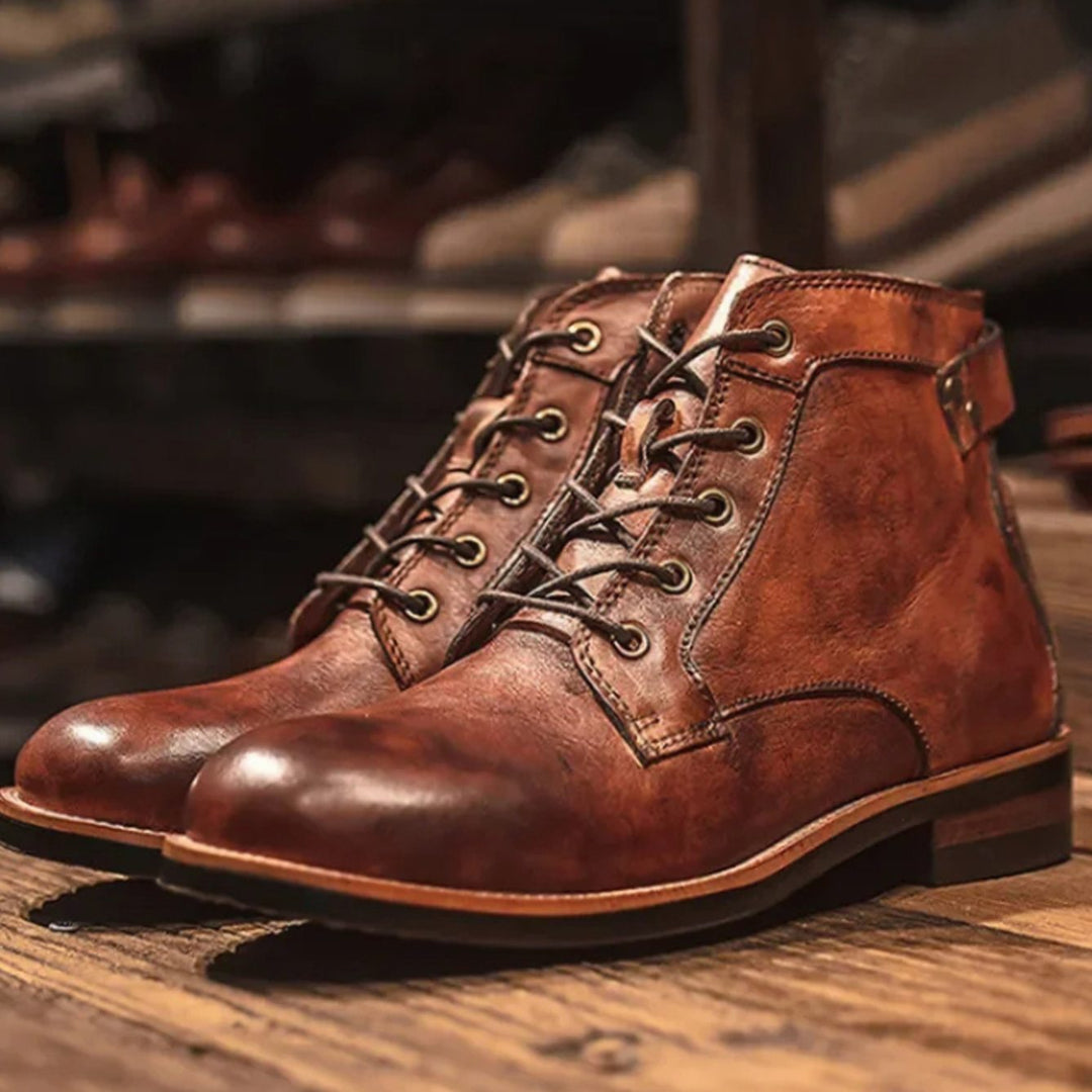 Men's Lace-Up Ankle Boots Casual Urban Everyday