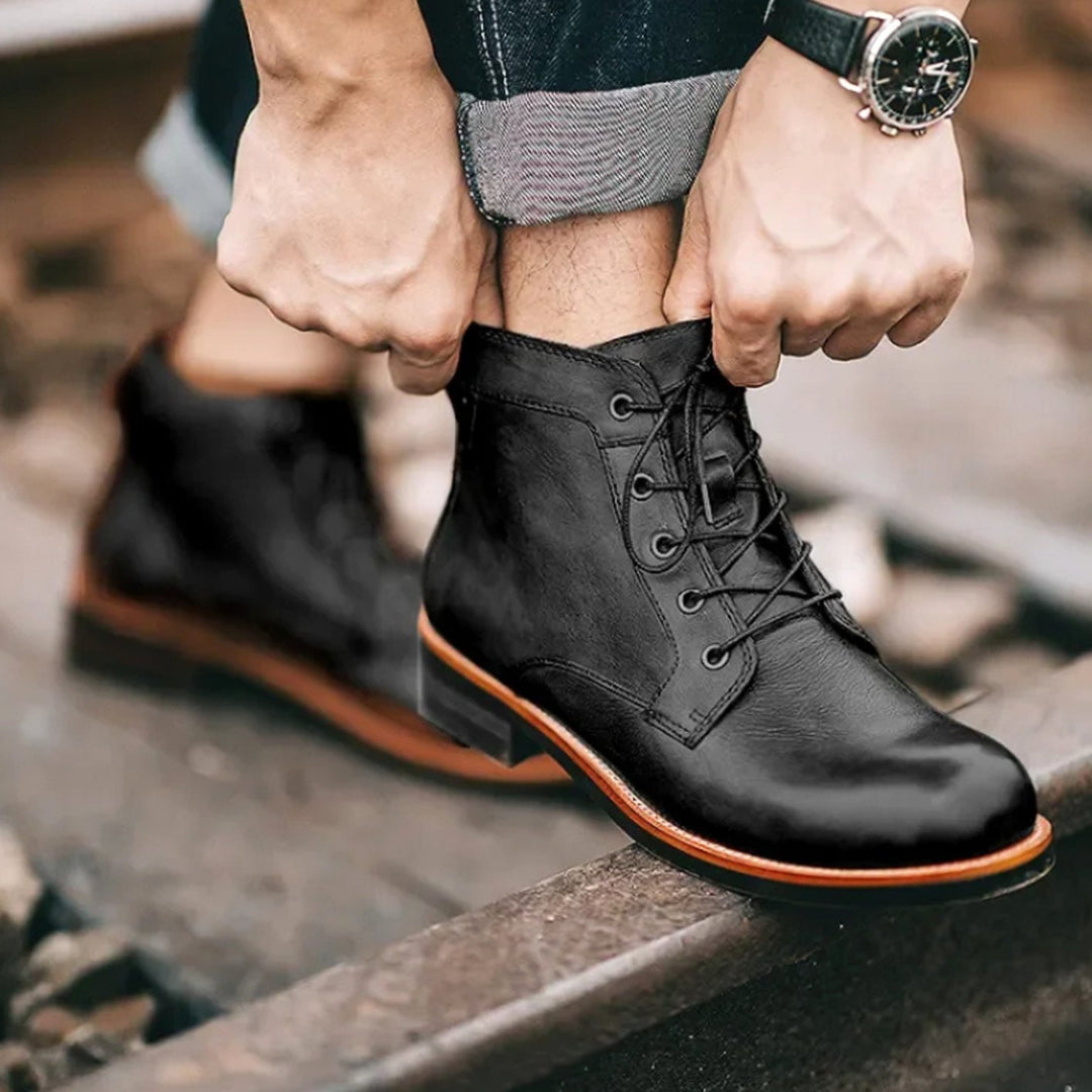 Men's Lace-Up Ankle Boots Casual Urban Everyday
