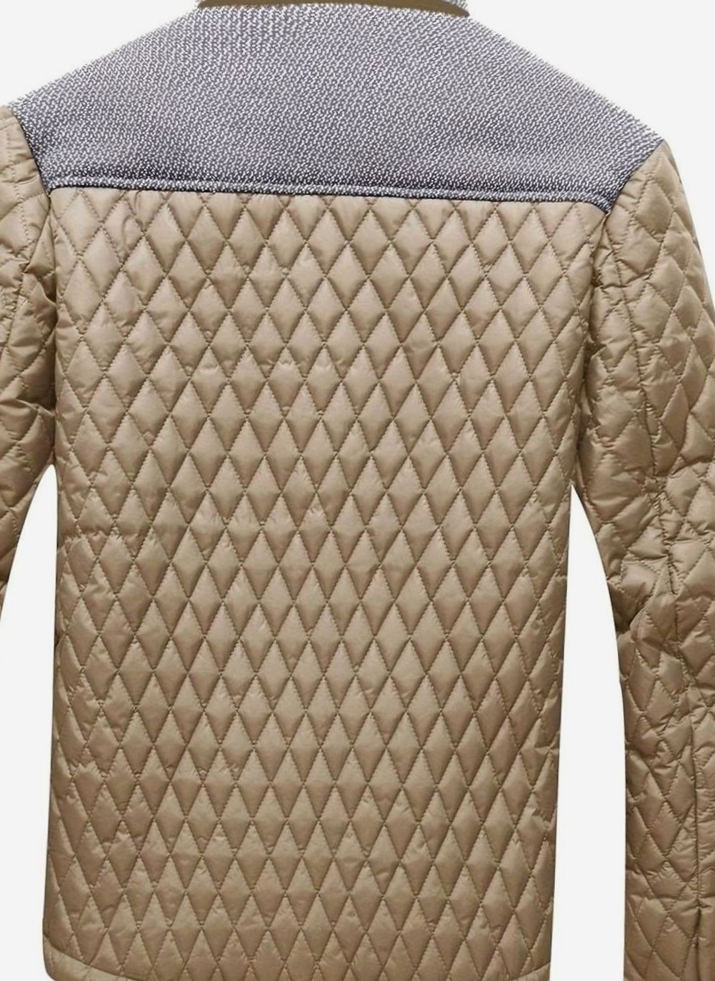 Men's Lightweight Quilted Stand-Collar Zip-Up Jacket