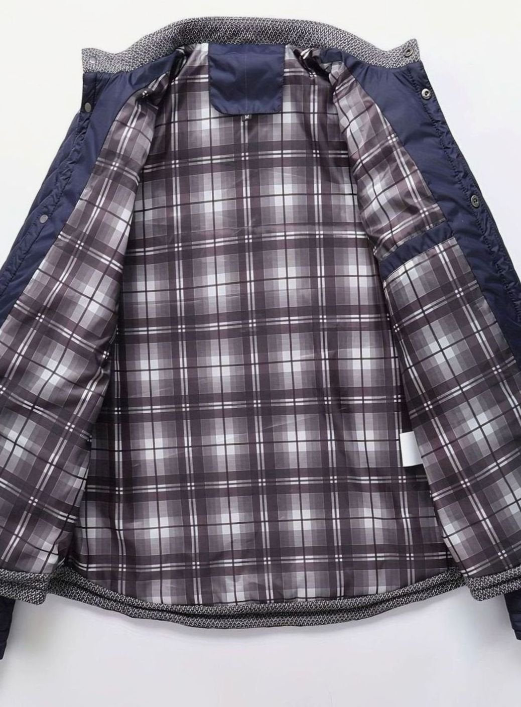Men's Lightweight Quilted Stand-Collar Zip-Up Jacket
