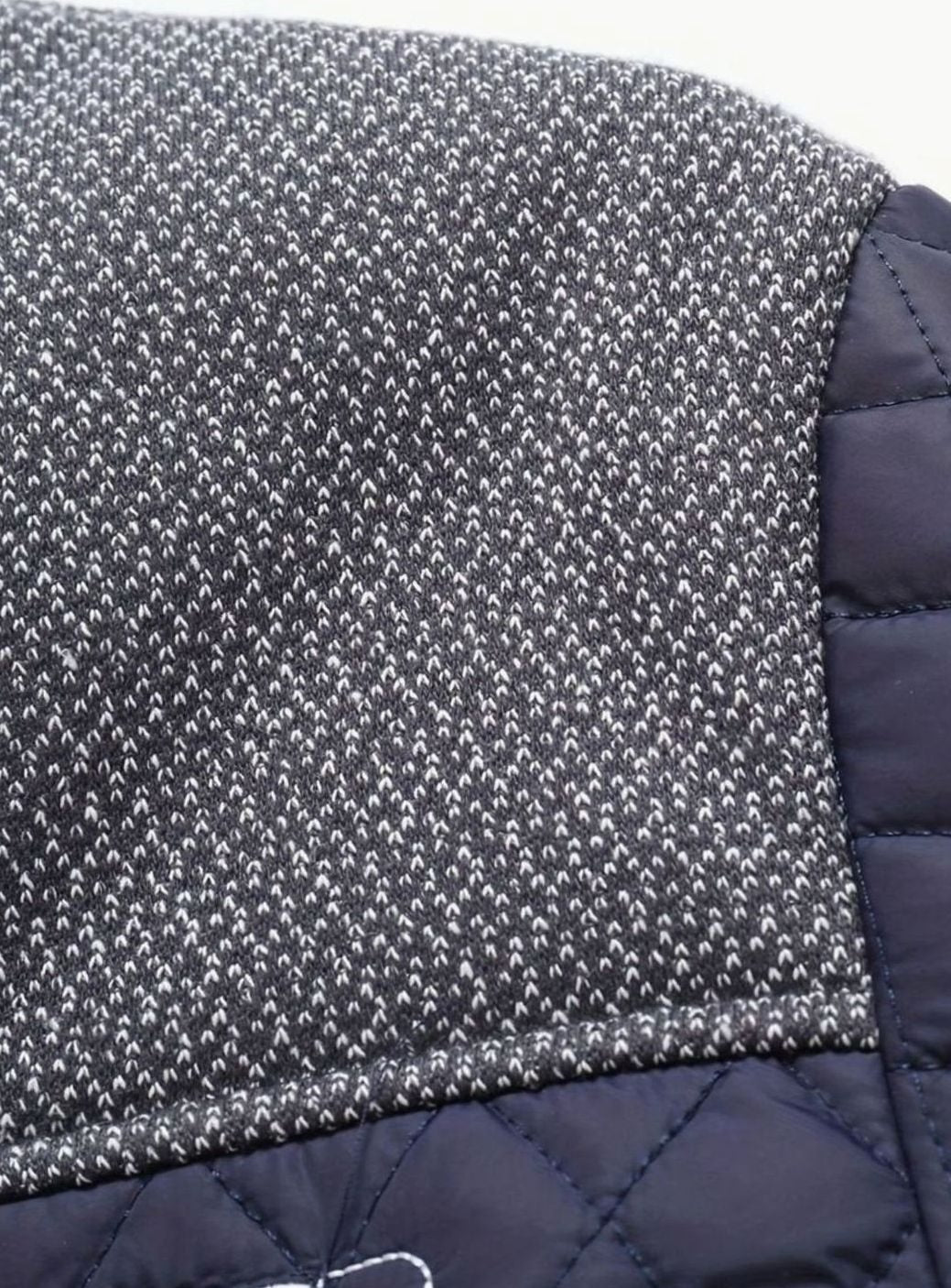 Men's Lightweight Quilted Stand-Collar Zip-Up Jacket