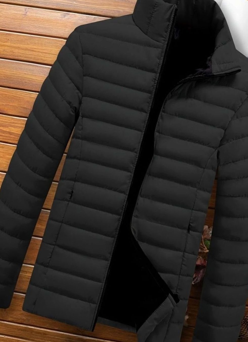 Men's Lightweight Quilted Zip-Up Puffer Jacket