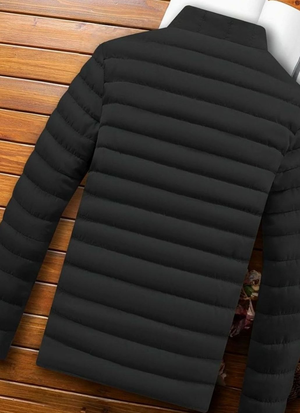 Men's Lightweight Quilted Zip-Up Puffer Jacket