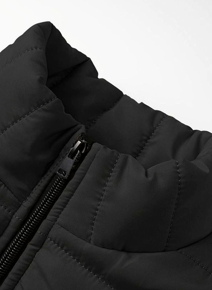 Men's Lightweight Quilted Zip-Up Puffer Jacket