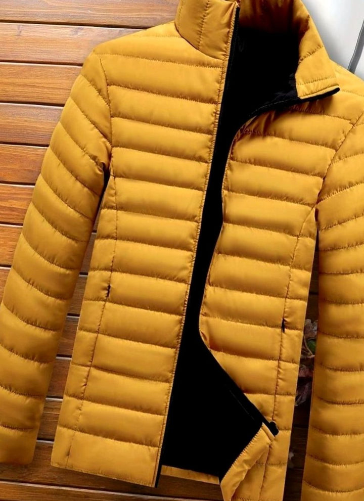 Men's Lightweight Quilted Zip-Up Puffer Jacket