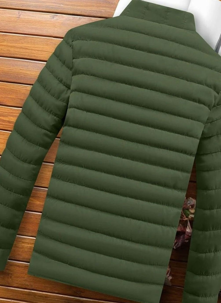 Men's Lightweight Quilted Zip-Up Puffer Jacket