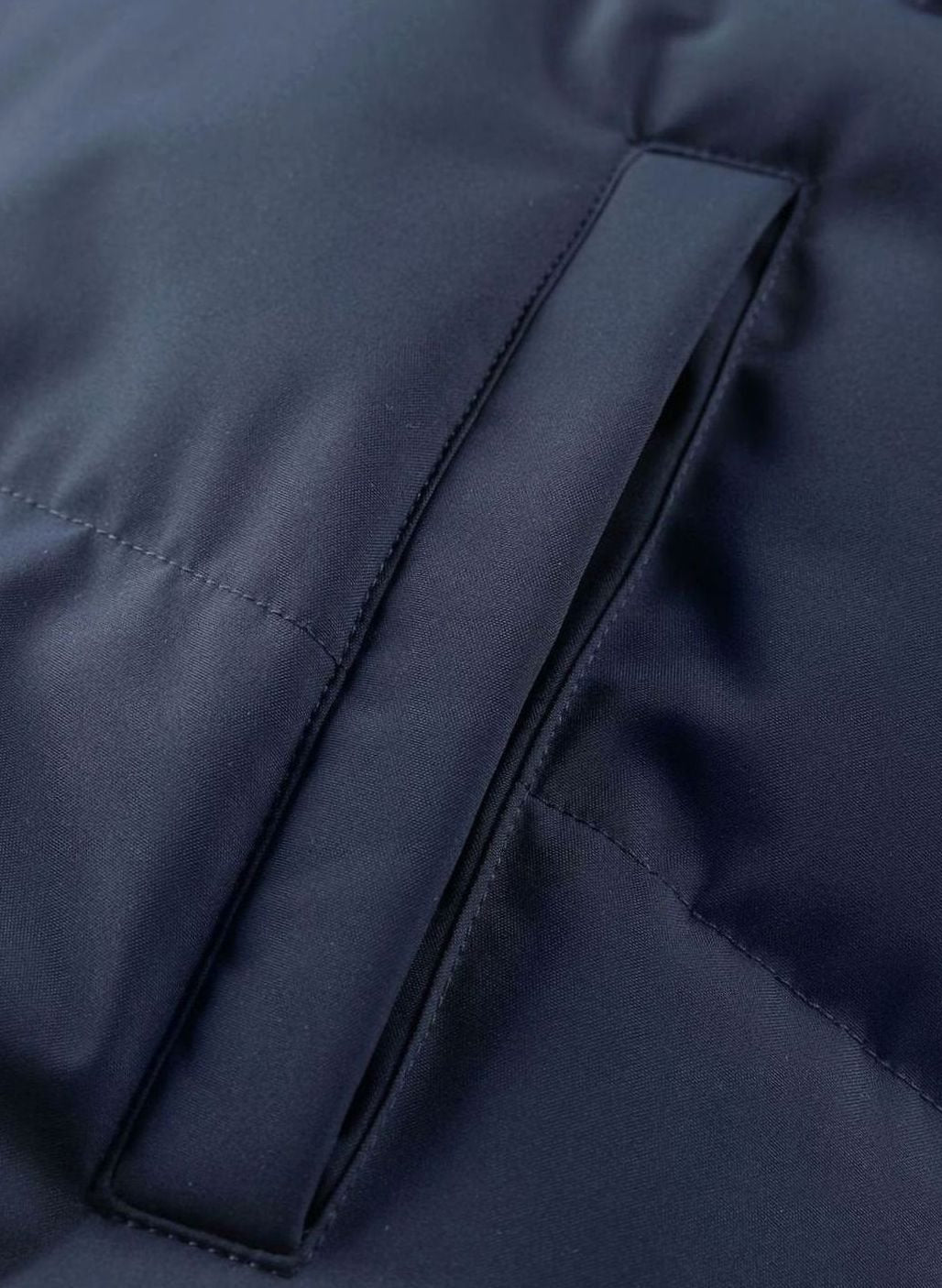 Men's Quilted Hooded Full-Zip Puffer Winter Jacket Ribbed Cuffs