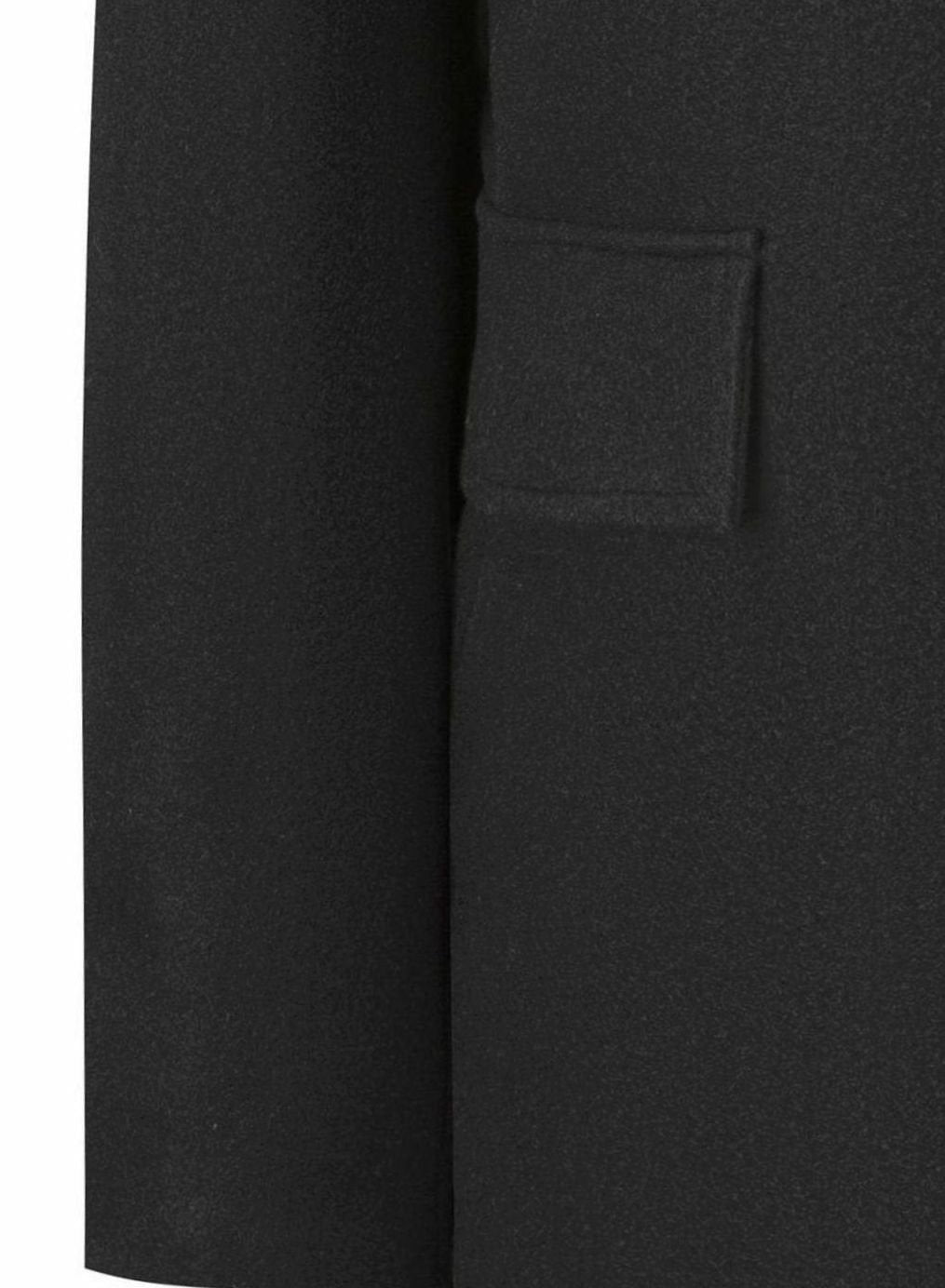 Men's Single-Breasted Tailored Wool Overcoat