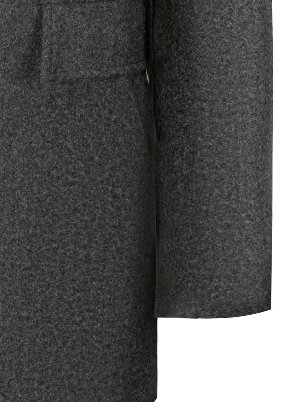 Men's Single-Breasted Tailored Wool Overcoat