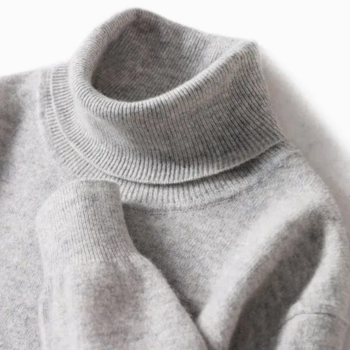 Men's Slim-Fit Turtleneck Knitted Sweater