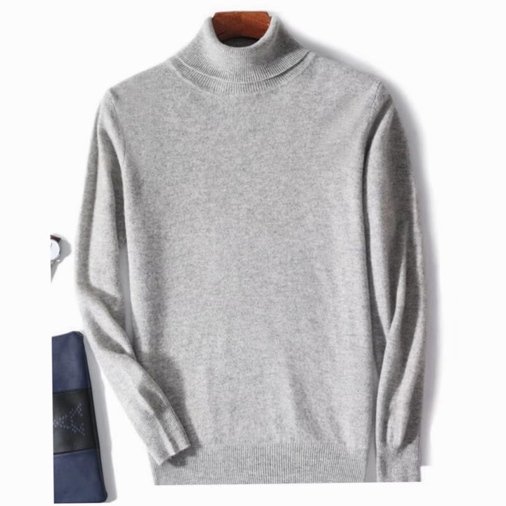 Men's Slim-Fit Turtleneck Knitted Sweater