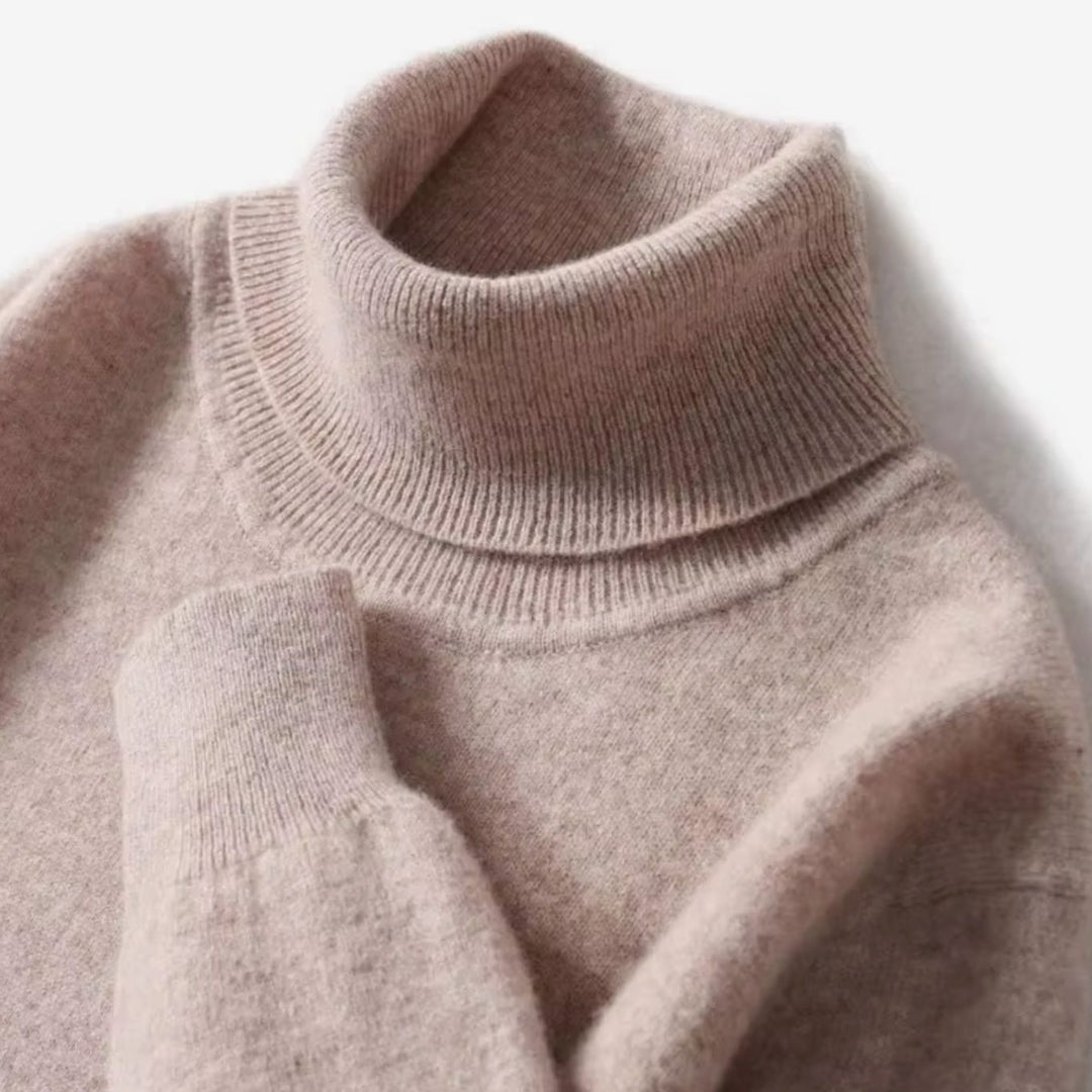 Men's Slim-Fit Turtleneck Knitted Sweater