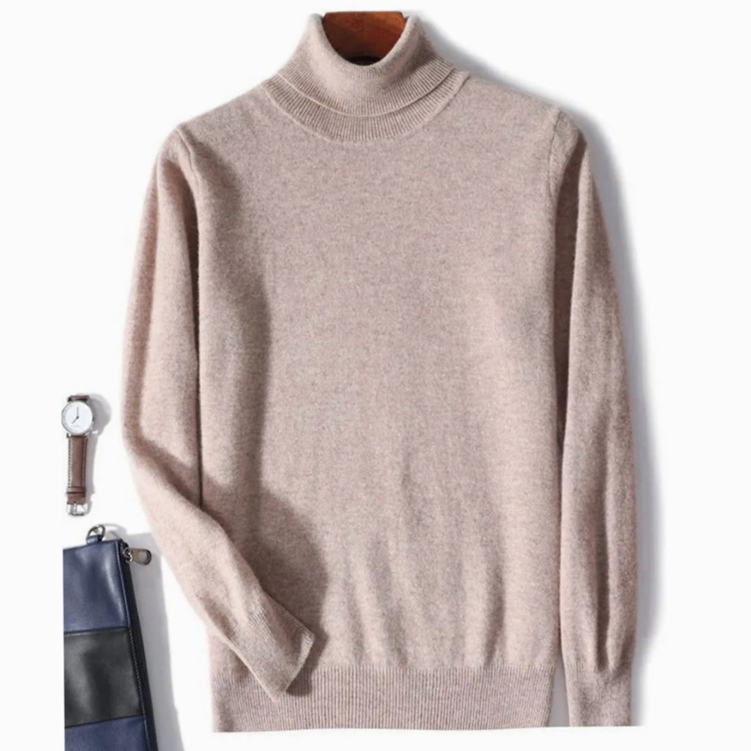 Men's Slim-Fit Turtleneck Knitted Sweater