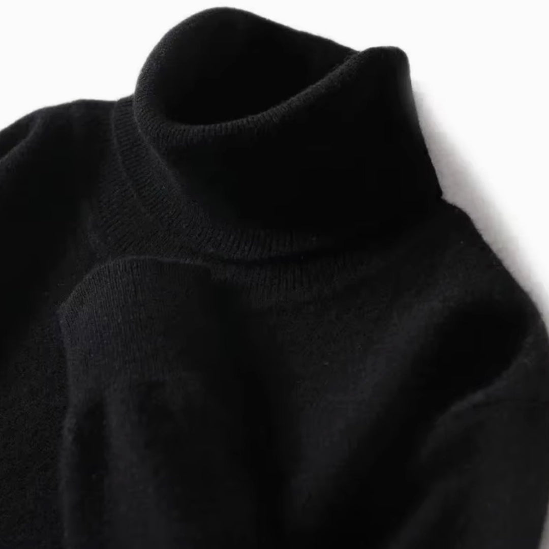 Men's Slim-Fit Turtleneck Knitted Sweater