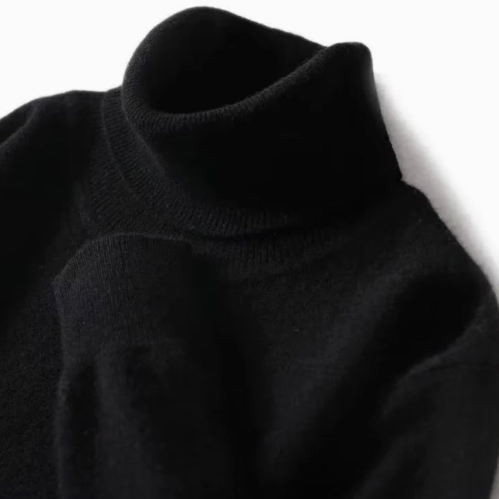 Men's Slim-Fit Turtleneck Knitted Sweater