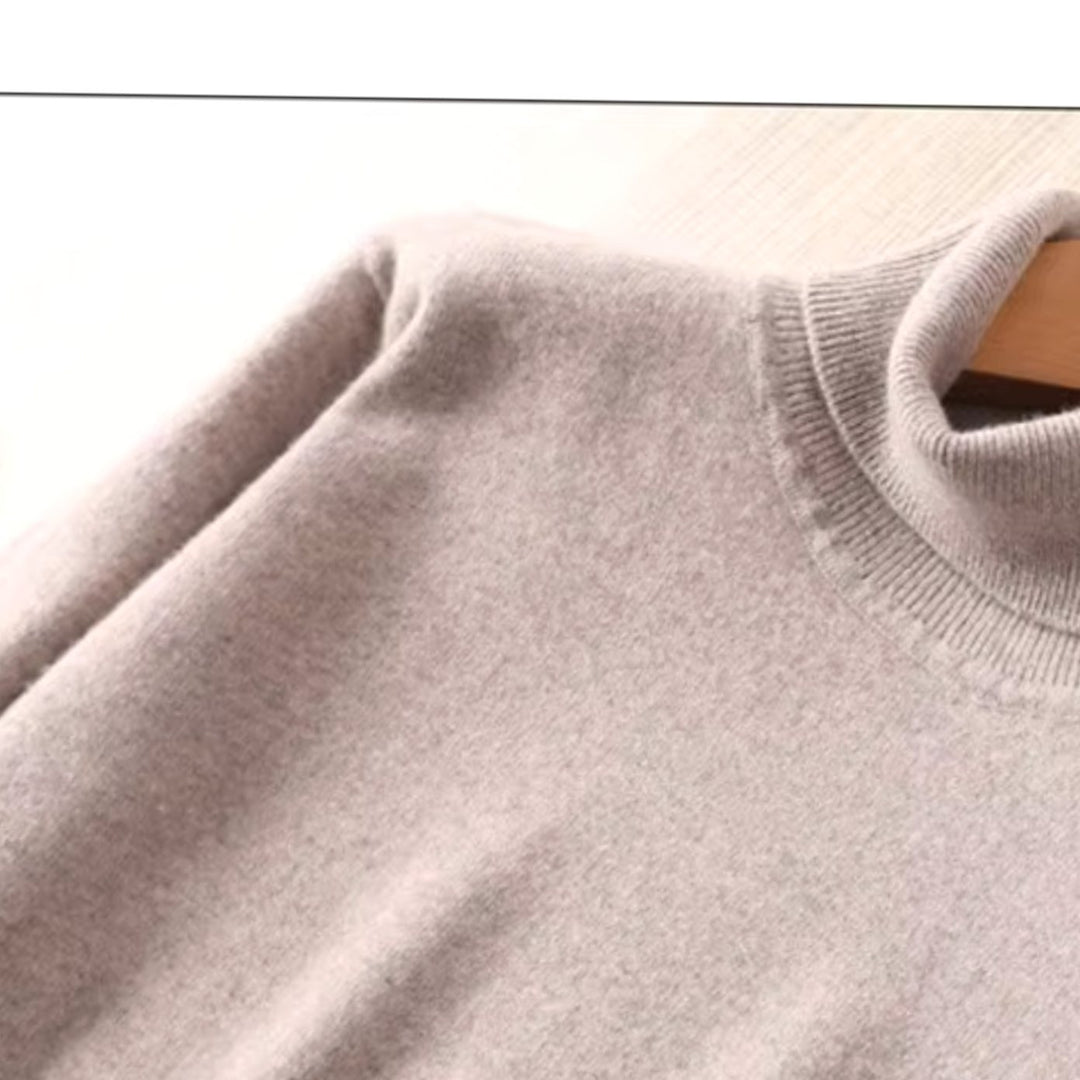 Men's Slim-Fit Turtleneck Knitted Sweater