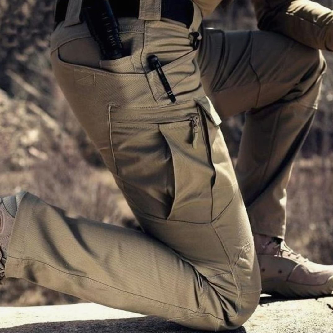 Men's Tactical Multi-Pocket Cargo Trousers Outdoor Hiking