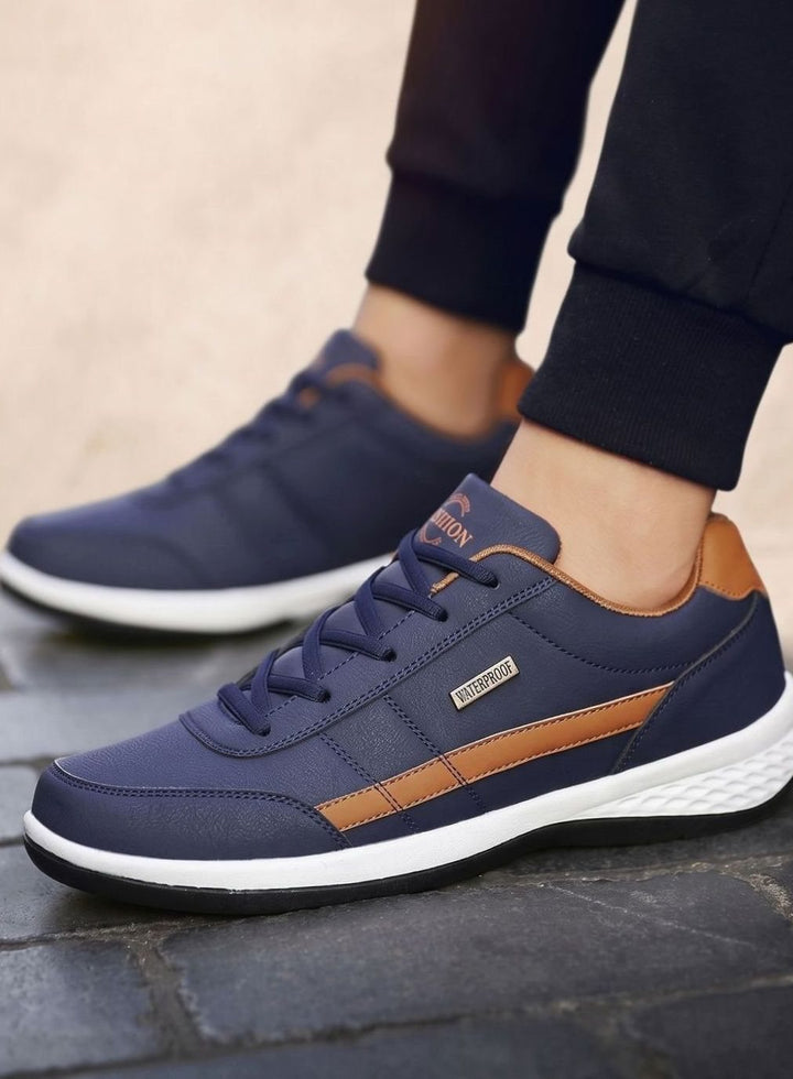 Men's Waterproof Orthopedic Lace-Up Non-Slip Trainers