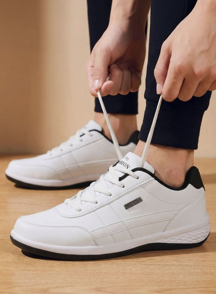 Men's Waterproof Orthopedic Lace-Up Non-Slip Trainers