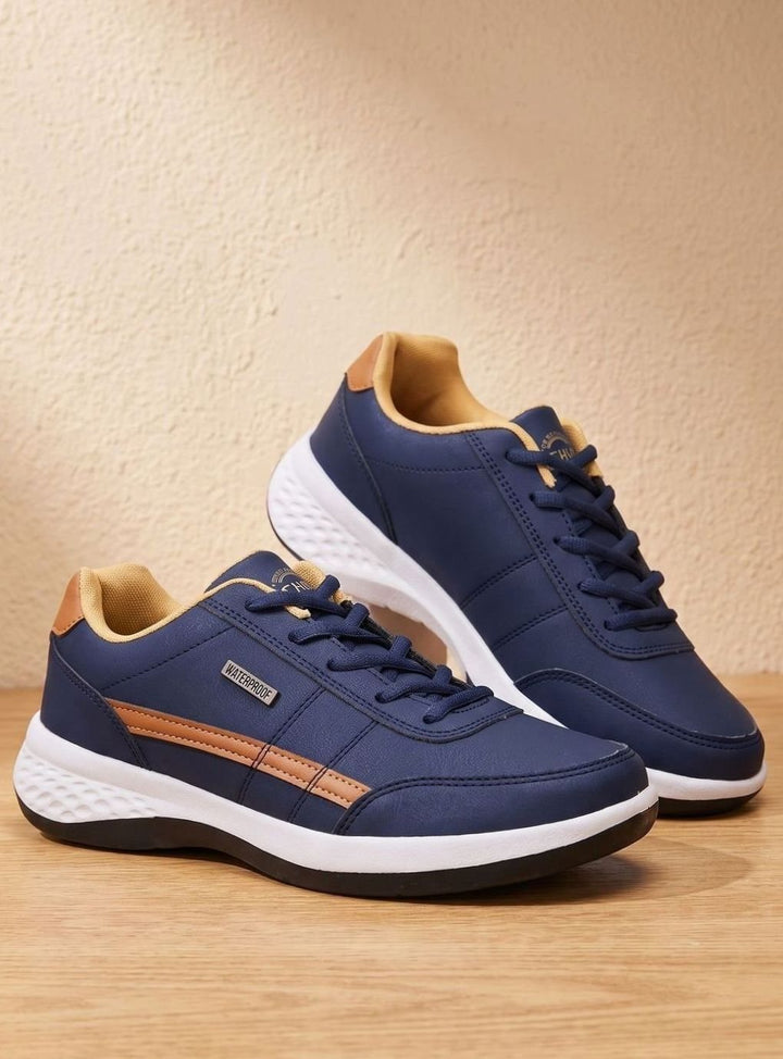 Men's Waterproof Orthopedic Lace-Up Non-Slip Trainers