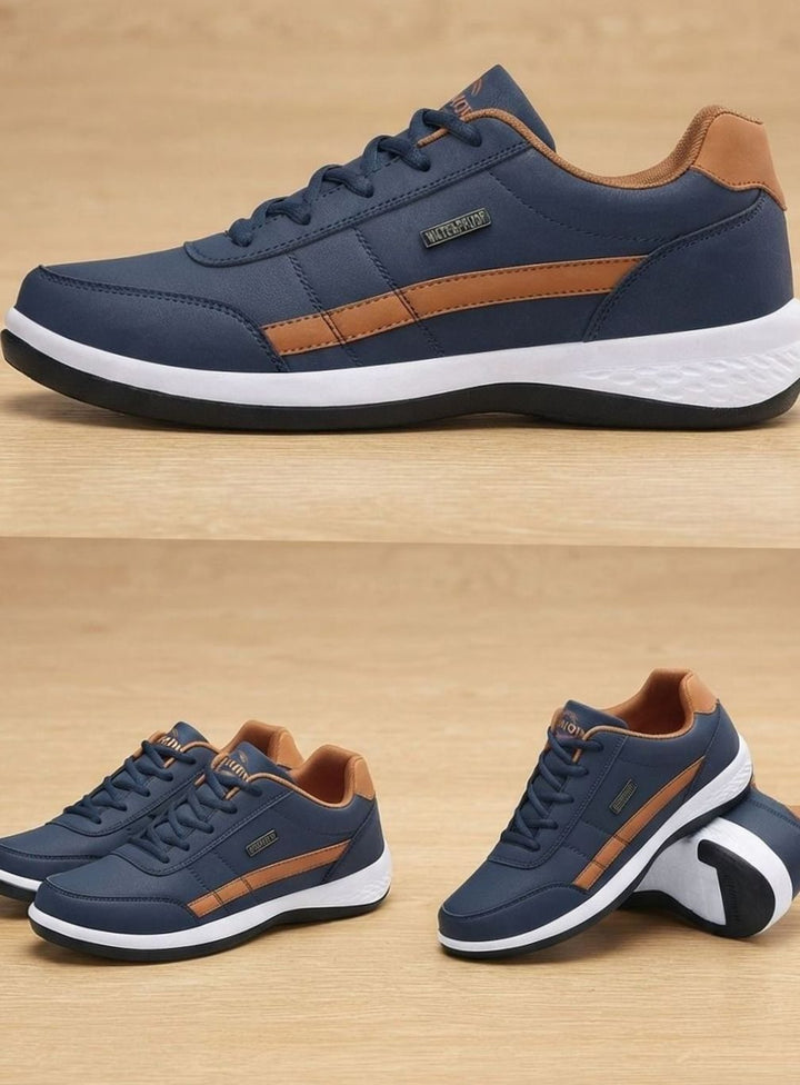 Men's Waterproof Orthopedic Lace-Up Non-Slip Trainers