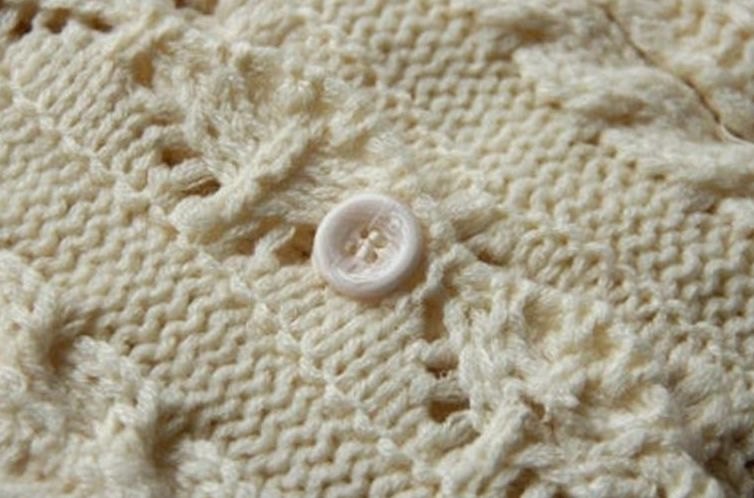 Women's Cable-Knit Button-Front Textured Cardigan Jumper