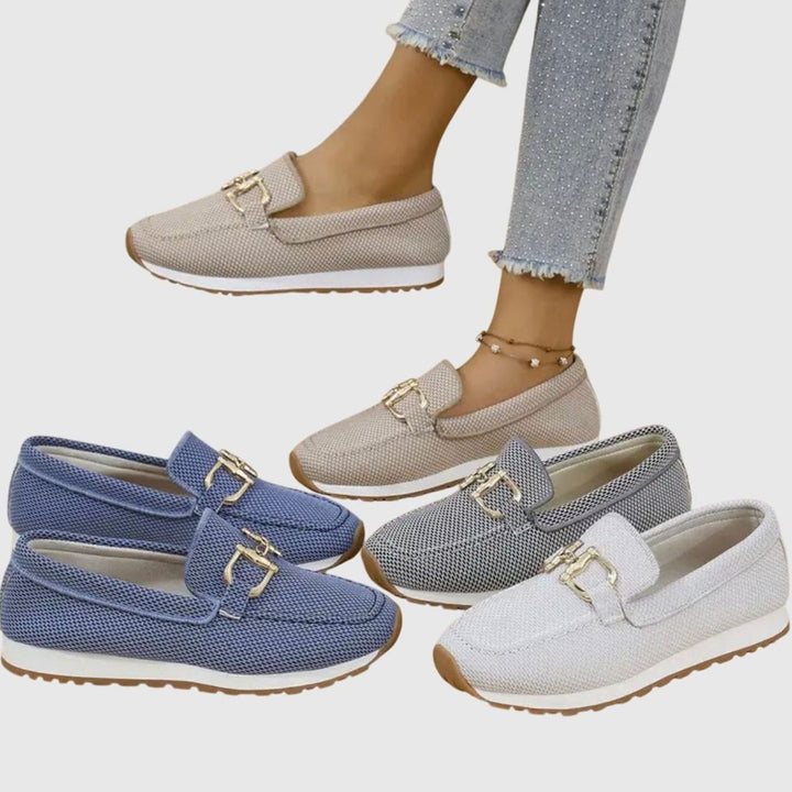 Women's Cushioned Orthopedic Horsebit Slip-On Loafers