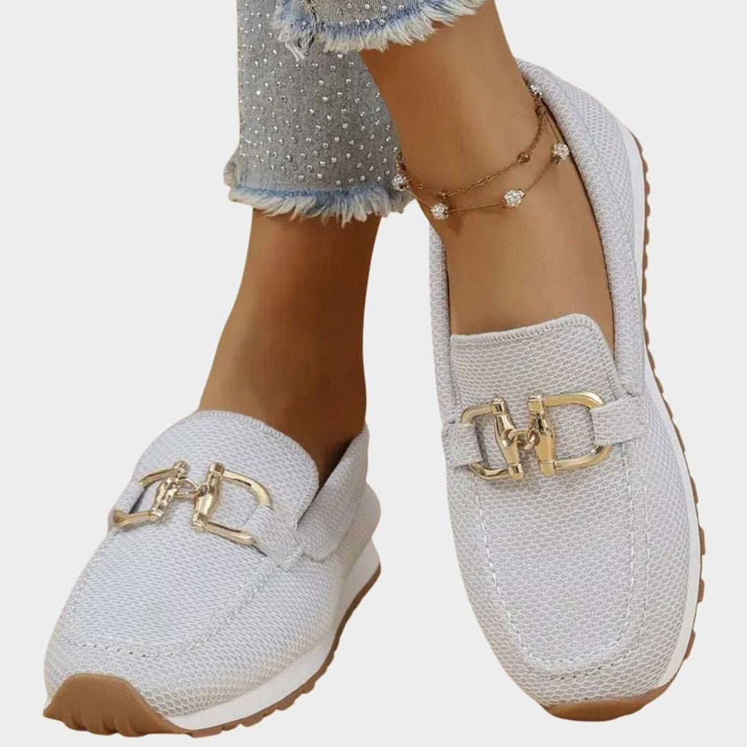 Women's Cushioned Orthopedic Horsebit Slip-On Loafers