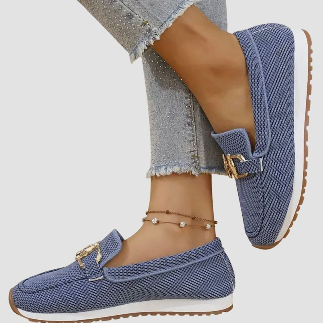Women's Cushioned Orthopedic Horsebit Slip-On Loafers