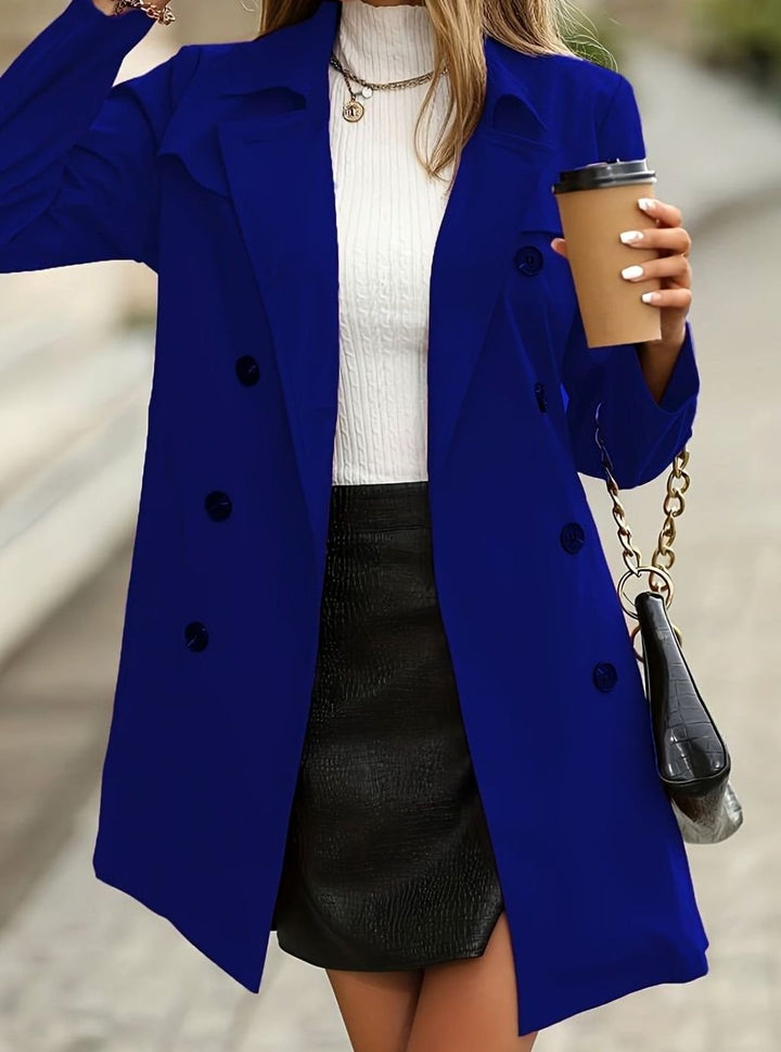 Women's Double-Breasted Belted Trench Coat II