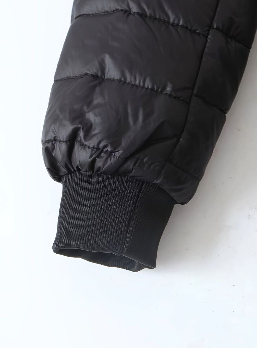 Women's Fleece-Lined Longline Quilted Zip-Up Coat