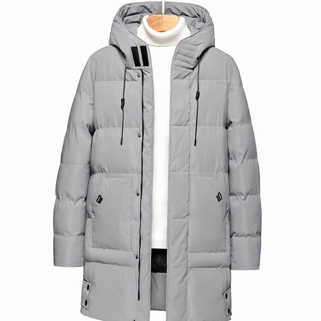 Women's Hooded Quilted Puffer Coat Water-Resistant Long Winter Jacket