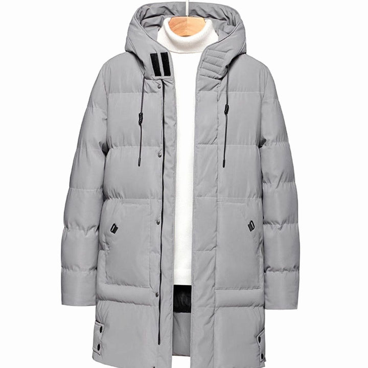 Women's Hooded Quilted Puffer Coat Water-Resistant Long Winter Jacket