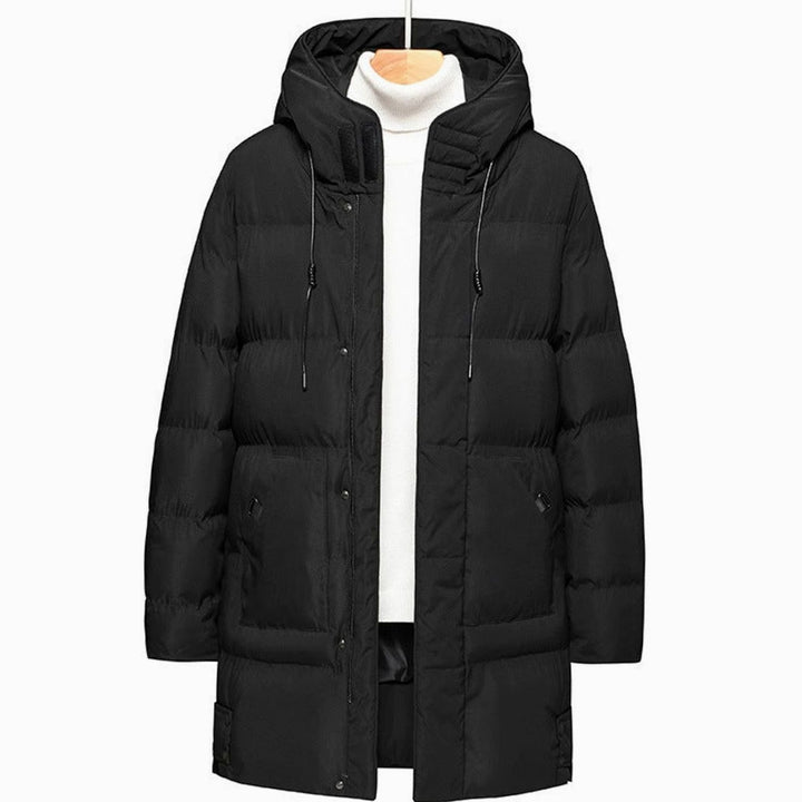 Women's Hooded Quilted Puffer Coat Water-Resistant Long Winter Jacket