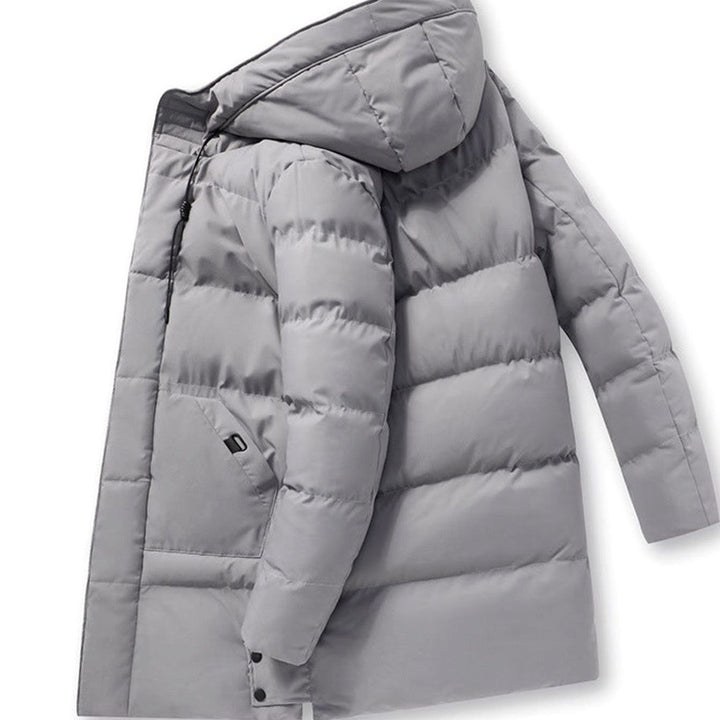 Women's Hooded Quilted Puffer Coat Water-Resistant Long Winter Jacket
