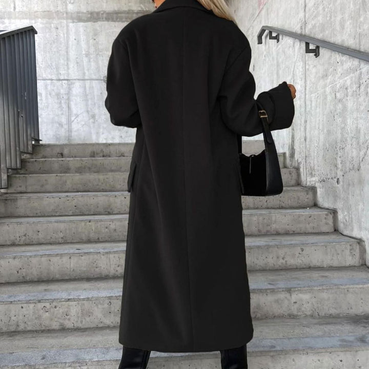 Women's Long Oversized Lapel Trench Coat