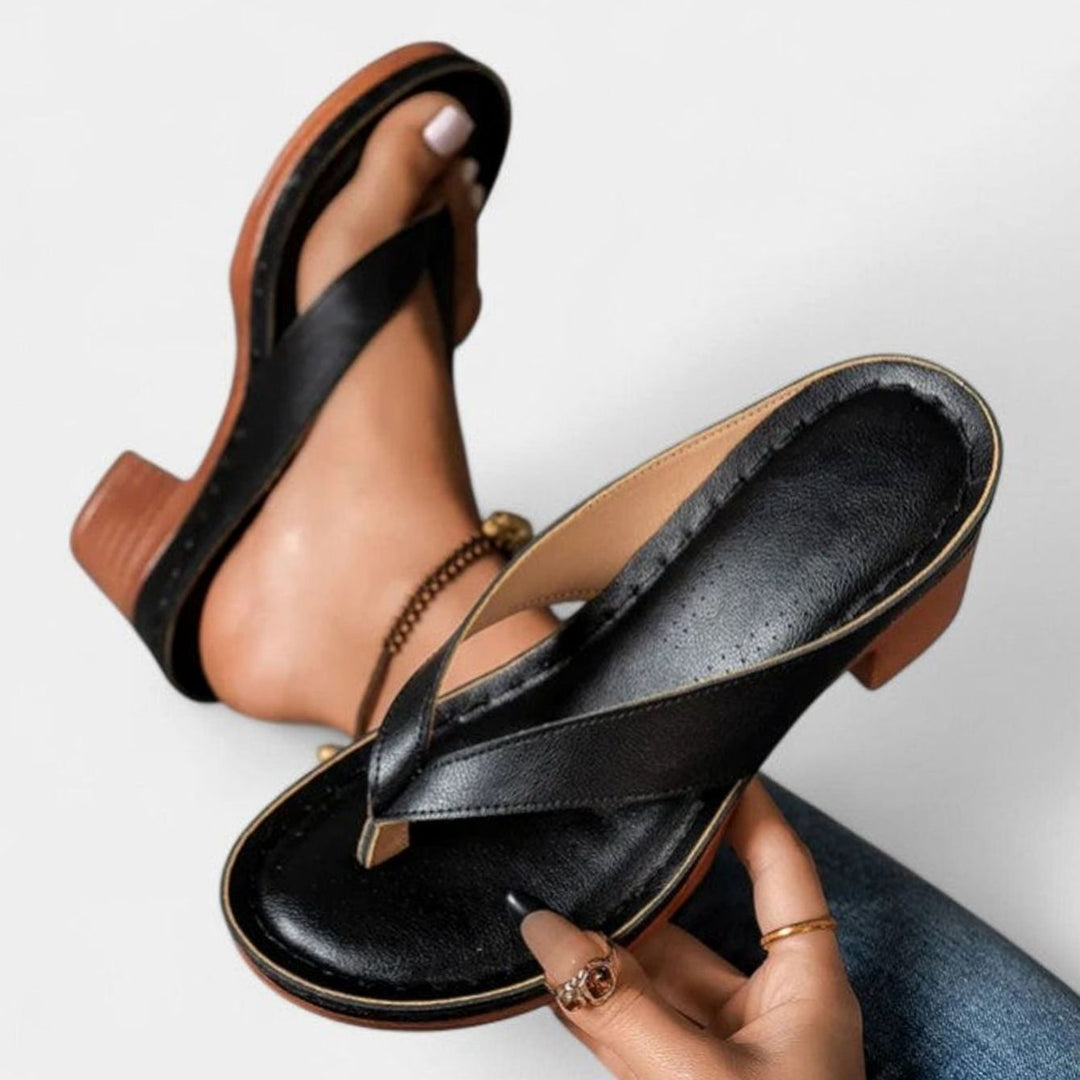 Women's Orthopaedic Cross-Strap Wedge Heel Sandals