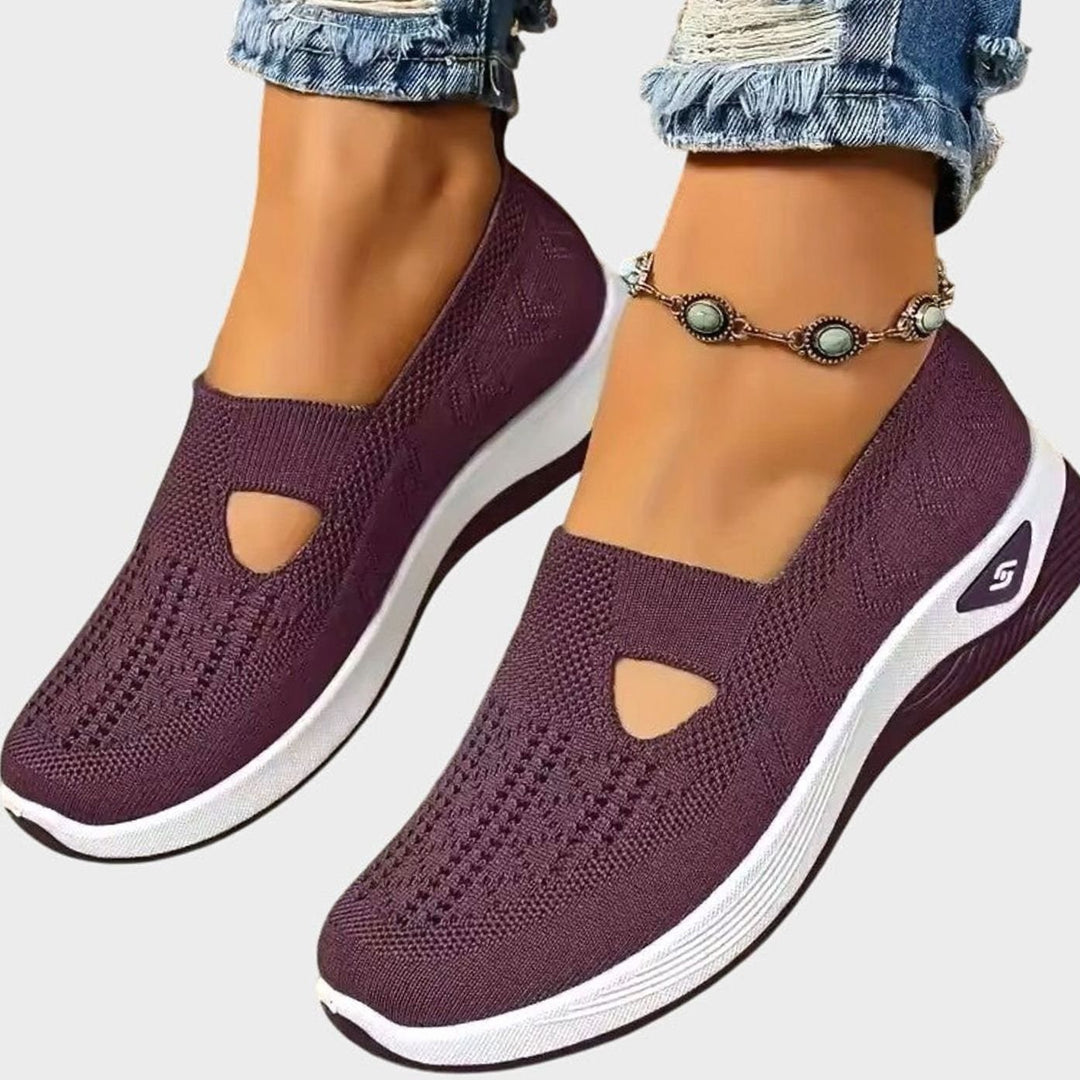 Women's Orthopedic Slip-On Breathable Knit Trainers