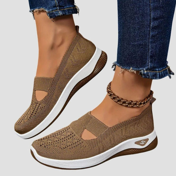Women's Orthopedic Slip-On Breathable Knit Trainers