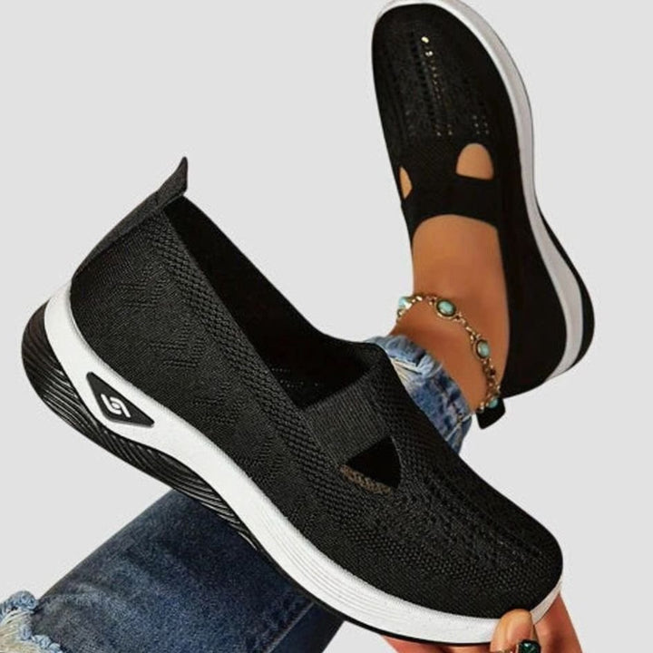 Women's Orthopedic Slip-On Breathable Knit Trainers