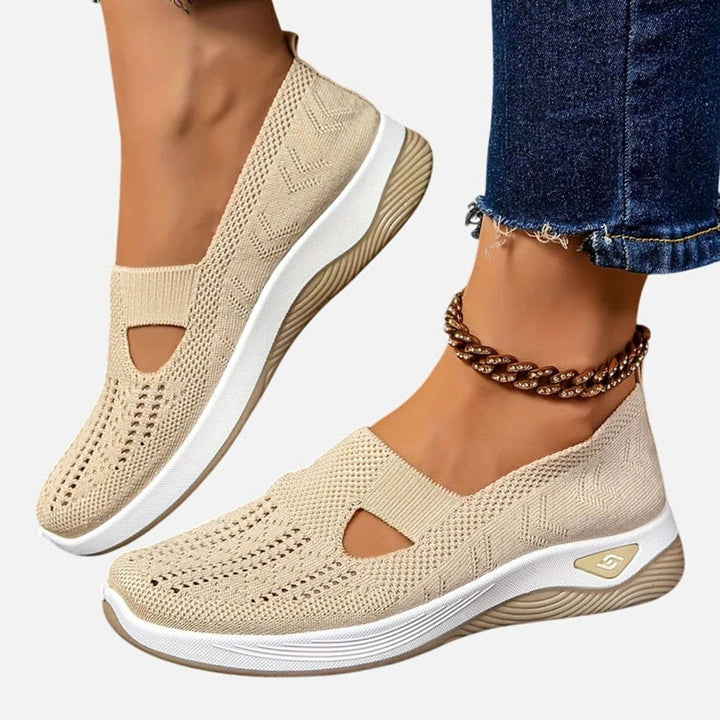 Women's Orthopedic Slip-On Breathable Knit Trainers