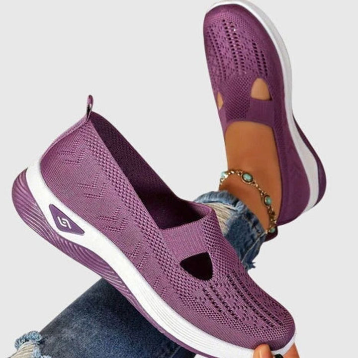 Women's Orthopedic Slip-On Breathable Knit Trainers