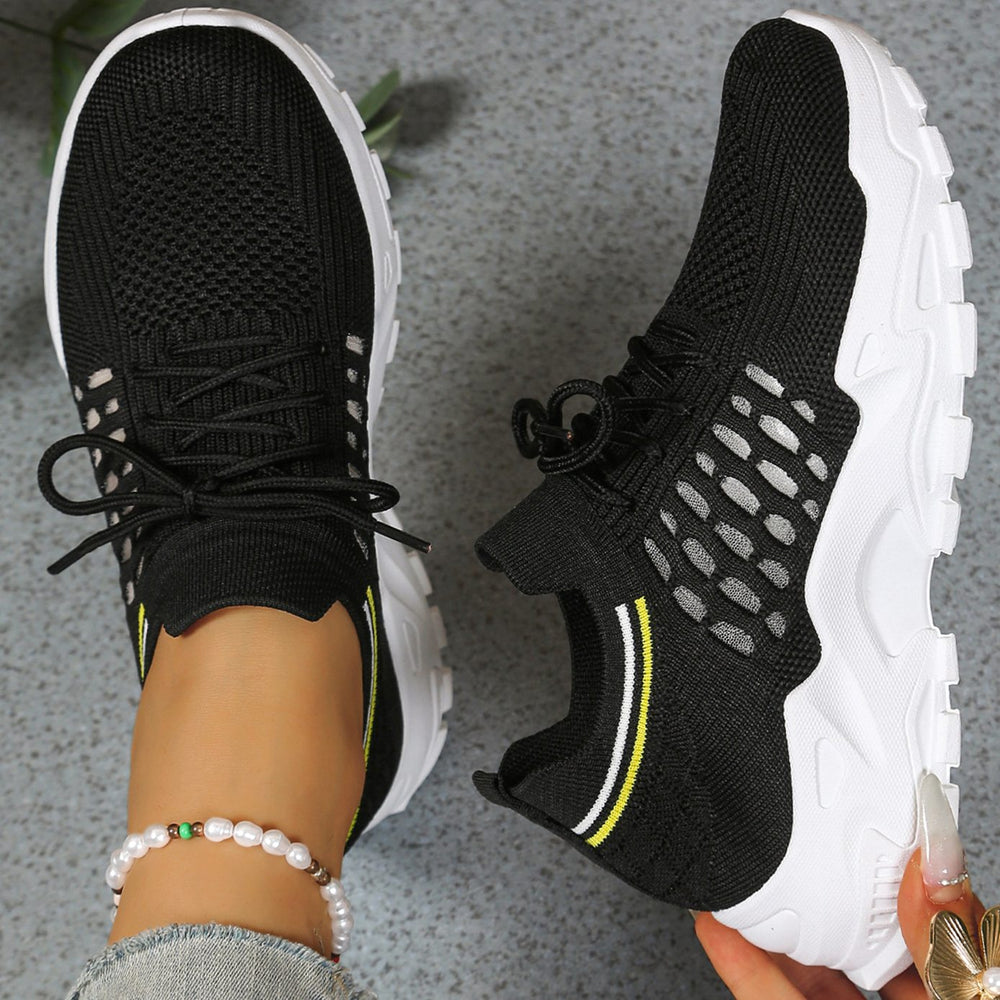 Women's Orthopedic Wide Toe Box Arch Support Trainers - Black